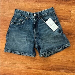 Zara Indigo Denim Shorts